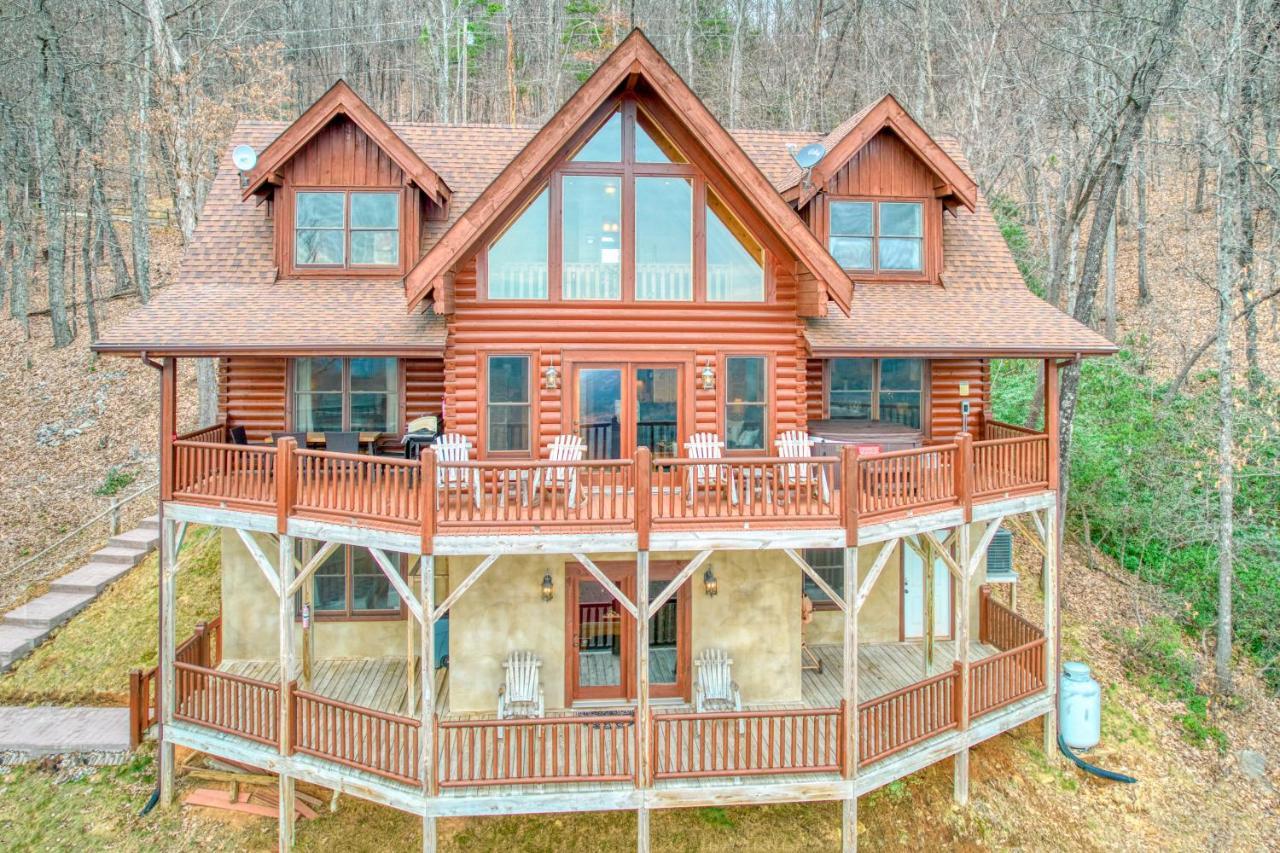 Hawk'S View Log Cabin Lake Lure Ngoại thất bức ảnh